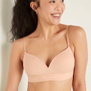 PINK Victoria’s Secret Wear Everywhere Wireless Lightly Lined Bra 38DD